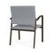 Lesro Newport Wide Guest Chair Metal Frame, Bronze, RS Fog Upholstery NP1201 - alternate 2